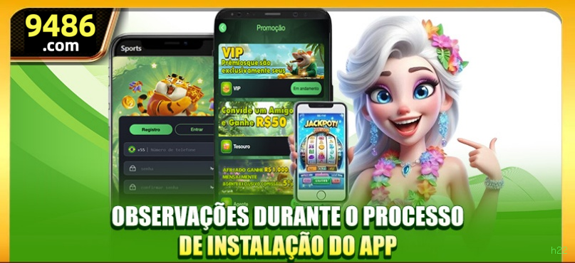 Imagem promocional do aplicativo mobile da h22