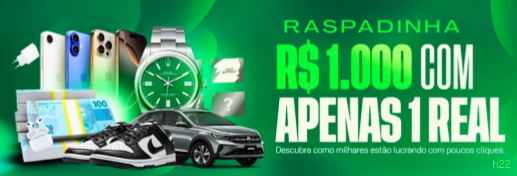 Imagem promocional do cassino online da h22 mostrando jogos ao vivo